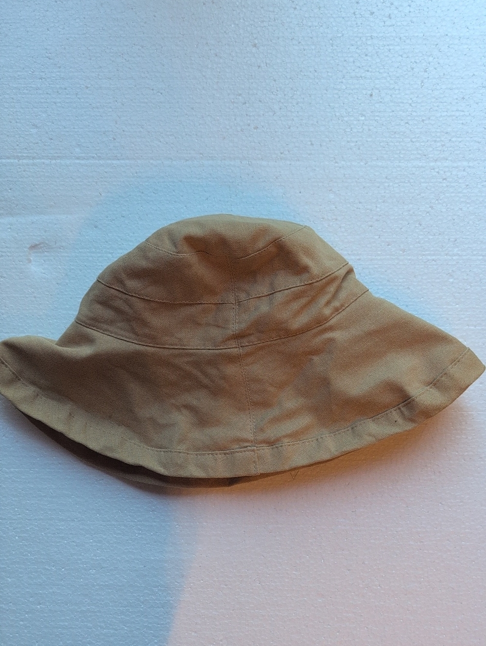 Scala Beige/Tan Cotton Bucket Hat